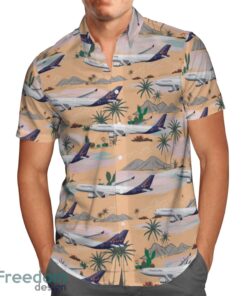 Brussels Airlines Airbus a330-300 Hawaiian Shirt Beach Shirt Product Photo 2