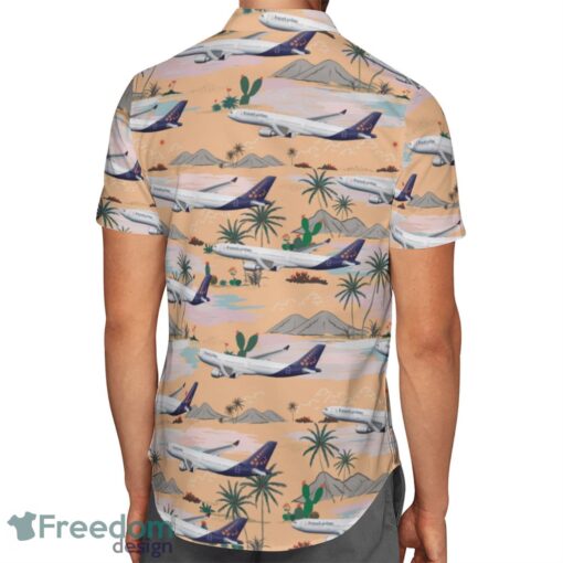 Brussels Airlines Airbus a330-300 Hawaiian Shirt Beach Shirt Product Photo 3