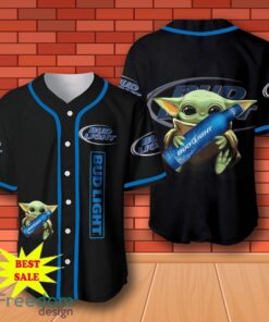 Bud Light Beer Baby Yoda Baseball Jersey for All Genders