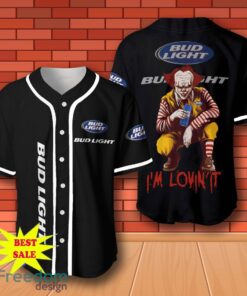 Bud Light Beer Pennywise Halloween Baseball Jersey for All Genders