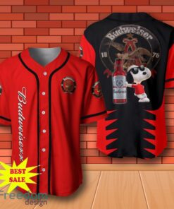Budweiser Snoopy Baseball Jersey for All Genders