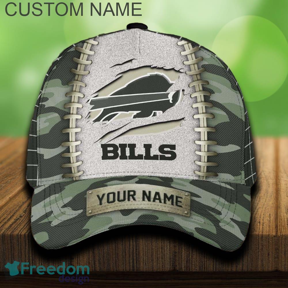 Buffalo Bills 3D Hat And Cap Beach Design Camo Green For Fans Gift Custom Name image Buffalo Bills 3D Hat And Cap Beach Design Camo Green For Fans Gift Custom Name - Buffalo Bills 3D Hat And Cap Camo_1