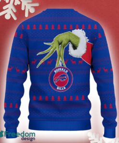 Buffalo Bills Grinch Driving Funny 3D Ugly Christmas Sweater For Men Women - Buffalo Bills Christmas Sweater Grinch Driving Photo 3