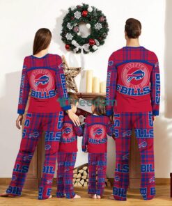 Buffalo Bills Pajamas Set Gift For Family Custom Name Football Team Christmas Holiday Gift Product Photo 2