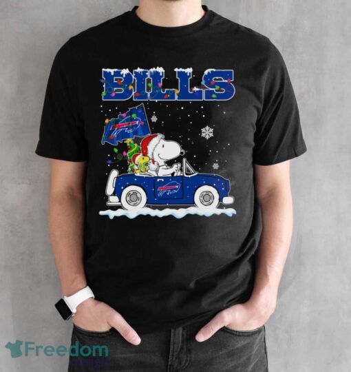 Buffalo Bills Snoopy And Woodstock Driving Car Cute Snoopy Limited Edition Shirt - Black Unisex T-Shirt