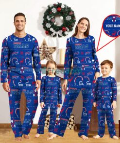 Buffalo Bills Sport Team Logo Pajamas Set Family Christmas Gift Custom Name Special Gift Product Photo 1