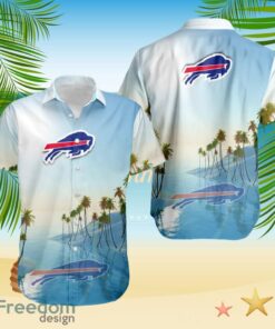 Buffalo Bills Tropical Beach Blue Hawaiian Shirt
