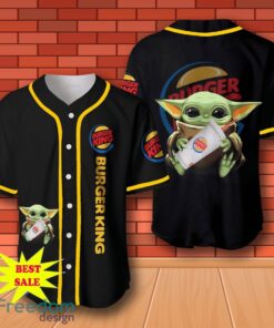 Burger King Baby Yoda Baseball Jersey for All Genders