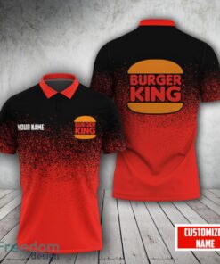 Burger King For Fans 3D Polo Shirt Custom Name