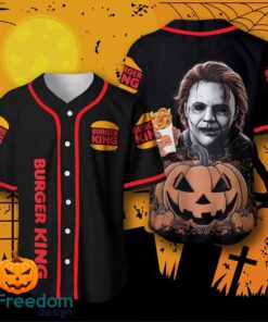 Burger King Michael Myers Halloween Costume Baseball Jersey For Men And Women