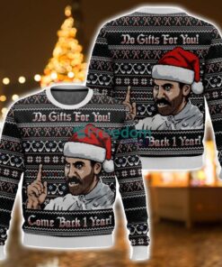 Burt Reynolds, No Gifts Christmas Ugly Sweater 3D Printed Sweater Christmas Gift