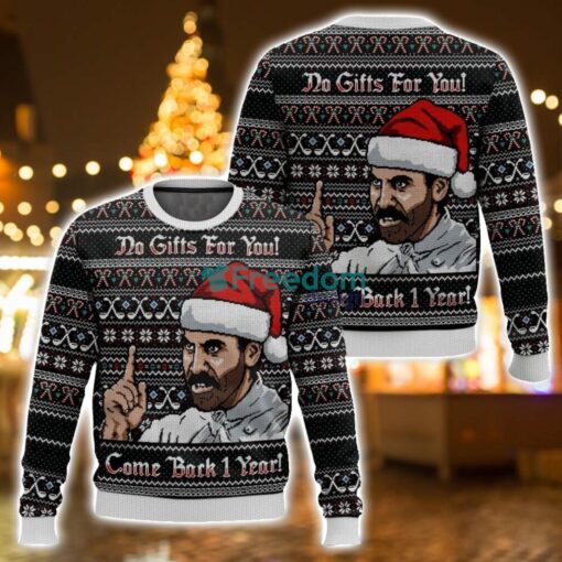 Burt Reynolds, No Gifts Christmas Ugly Sweater 3D Printed Sweater Christmas Gift Product Photo 1