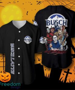 Busch Latte Halloween Horror Characters Baseball Jersey For Men And Women