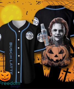 Busch Latte Michael Myers Halloween Costume Baseball Jersey For Men And Women
