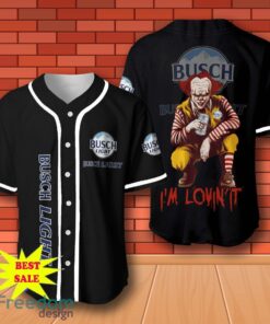 Busch Light Beer Pennywise Halloween Baseball Jersey for All Genders