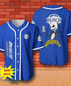 Busch Light Halloween Jack Skellington Nightmare Baseball Jersey for All Genders