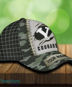 BYU Cougars 3D Hat And Cap Beach Design Camo Green For Fans Gift Custom Name image BYU Cougars 3D Hat And Cap Beach Design Camo Green For Fans Gift Custom Name - BYU Cougars 3D Hat And Cap Camo_4