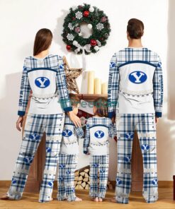 BYU Cougars Custom Name Pajamas Set For Family Sport Team Pajamas Christmas Gift Product Photo 2