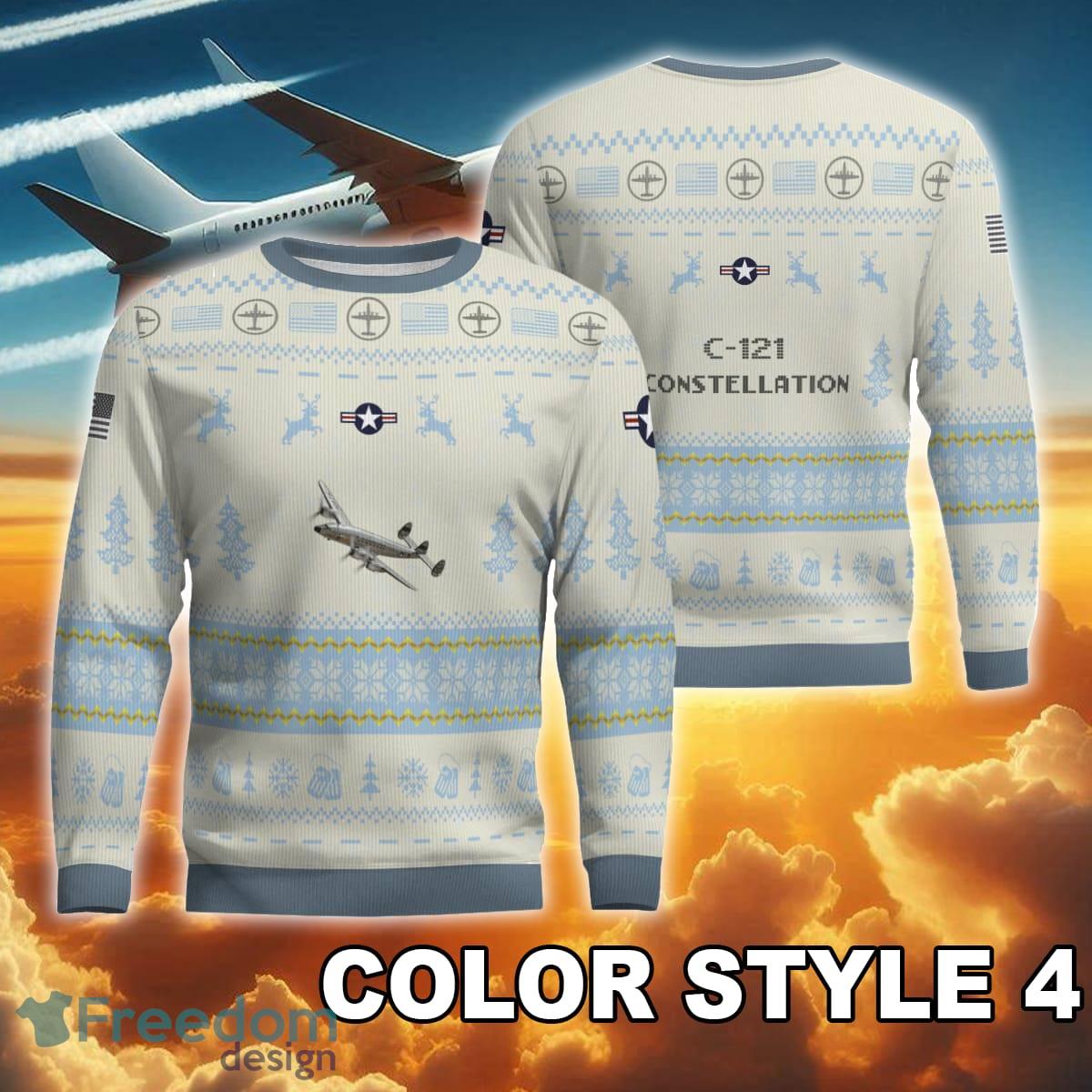 c-121-constellation-c121-new-pattern-christmas-aircraft-ugly-sweater-for-veteran-3.jpg C-121 Constellation C121 New Pattern Christmas Aircraft Ugly Sweater For Veteran - C-121 Constellation C121 Ugly Christmas Sweater AOP Photo 4