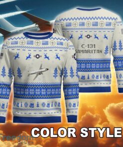 C 131 Samaritan C131 New Pattern Xmas Aircraft Ugly Sweater AOP Gift For Men And Women image C-131 Samaritan C131 New Pattern Xmas Aircraft Ugly Sweater AOP Gift For Men And Women - C-131 Samaritan C131 Ugly Christmas Sweater AOP Photo 5