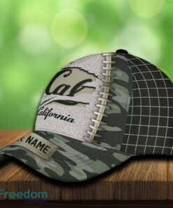 California Golden Bears 3D Hat And Cap Beach Design Camo Green For Fans Gift Custom Name - California Golden Bears 3D Hat And Cap Camo_3