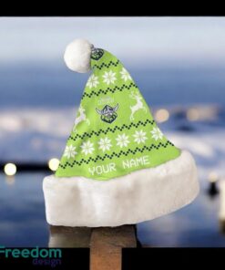 Canberra Raiders NRL Personalized Santa Hat For Christmas Season