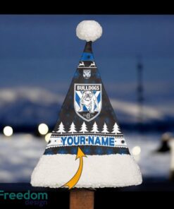 Canterbury-Bankstown Bulldogs Personalized NRL Christmas Hat For Fan