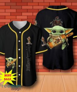Captain Morgan Baby Yoda Baseball Jersey for All Genders