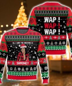 Cardi B Christmas Ugly Christmas Sweater 3D All Printed Sweater Christmas Gift