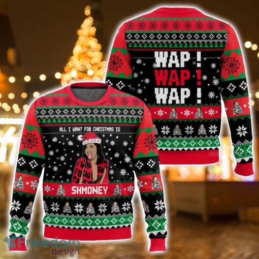 Cardi B Christmas Ugly Christmas Sweater 3D All Printed Sweater Christmas Gift Product Photo 1