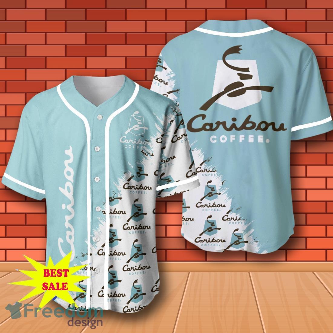 Caribou Coffee Baseball Jersey for All Genders image Caribou Coffee Baseball Jersey for All Genders Product Photo 1