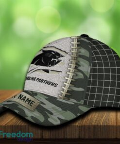 Carolina Panthers 3D Hat And Cap Beach Design Camo Green For Fans Gift Custom Name - Carolina Panthers 3D Hat And Cap Camo_3