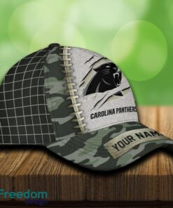 Carolina Panthers 3D Hat And Cap Beach Design Camo Green For Fans Gift Custom Name image Carolina Panthers 3D Hat And Cap Beach Design Camo Green For Fans Gift Custom Name - Carolina Panthers 3D Hat And Cap Camo_4