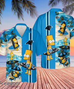 Carolina Panthers Bart Simpson Hawaiian Shirt Funny For Men Women Fans