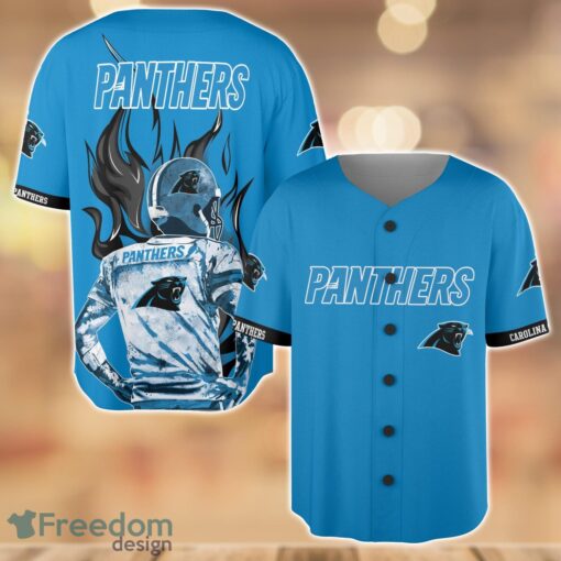 Carolina Panthers Wave Player Baseball Jersey Shirt For Team Product Photo 1