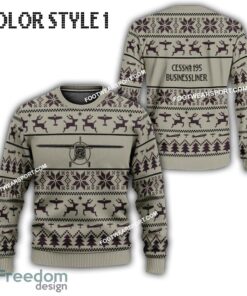 Cessna 195 Businessliner Aircraft US Army Ugly Christmas Sweater Gift For Men And Women Cessna 195 Businessliner Aircraft US Army Ugly Christmas Sweater Gift For Men And Women