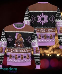 Chewbacca Star Wars Ugly Sweater Ugly Sweater Gift For Christmas