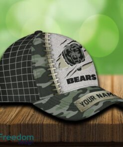 Chicago Bears 3D Hat And Cap Beach Design Camo Green For Fans Gift Custom Name image Chicago Bears 3D Hat And Cap Beach Design Camo Green For Fans Gift Custom Name - Chicago Bears 3D Hat And Cap Camo_4