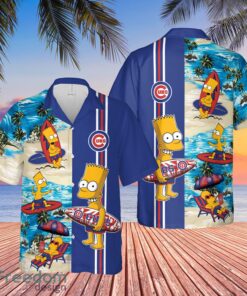 Chicago Cubs Bart Simpson Hawaiian Shirt Funny For Men Women Fans
