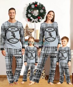 Chicago White Sox Custom Name Pajamas Set For Family Sport Team Pajamas Christmas Gift