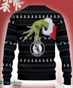 Chicago White Sox Grinch Driving Funny 3D Ugly Christmas Sweater For Men Women - Chicago White Sox Christmas Sweater Grinch Driving Photo 3
