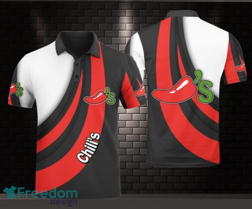 Chili's AOP 3D Polo Shirt Unique Gift Golf Polo Shirt Product Photo 1