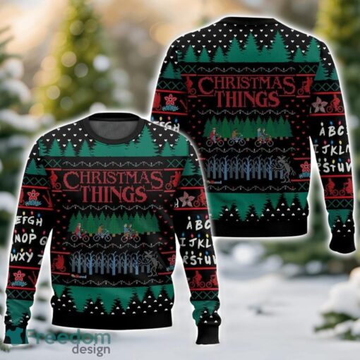 Christmas Things Ugly Christmas Sweater 3D All Printed Sweater Christmas Gift Product Photo 1