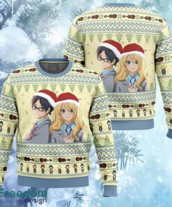 Christmas Your Lie in April Ugly Christmas Sweater AOP Gift For Men And Women