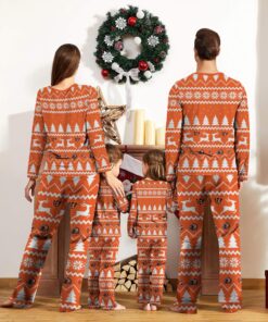 Cincinnati Bengals Custom Name Christmas Reindeer Pajamas Set Christmas Gifts For Family Pajamas Gift Product Photo 2