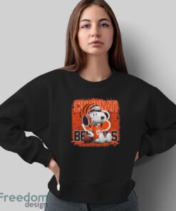 Cincinnati Bengals Football Mix Snoopy T-shirt - Sweatshirt