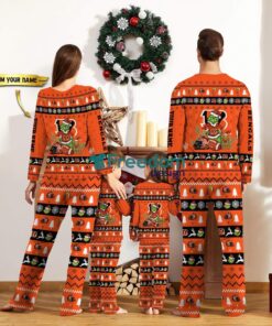 Cincinnati Bengals Pajamas Sport Team Pajama Set Christmas Gift For Family Custom Name Unique Gift Product Photo 2