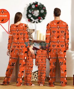 Cincinnati Bengals Sport Team Logo Pajamas Set Family Christmas Gift Custom Name Special Gift Product Photo 2