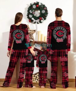 Cincinnati Reds Custom Name Pajamas Set For Family Sport Team Pajamas Christmas Gift Product Photo 2