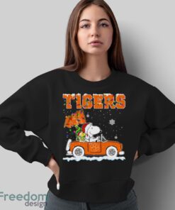 Clemson Tigers Snoopy And Woodstock Driving Car Cute Snoopy Limited Edition Shirt - Sweatshirt